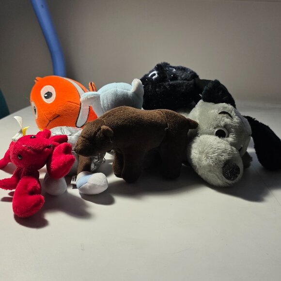 Miscellaneous Small Stuffed Animal Plush Lot of 7 - Picture 2 of 4